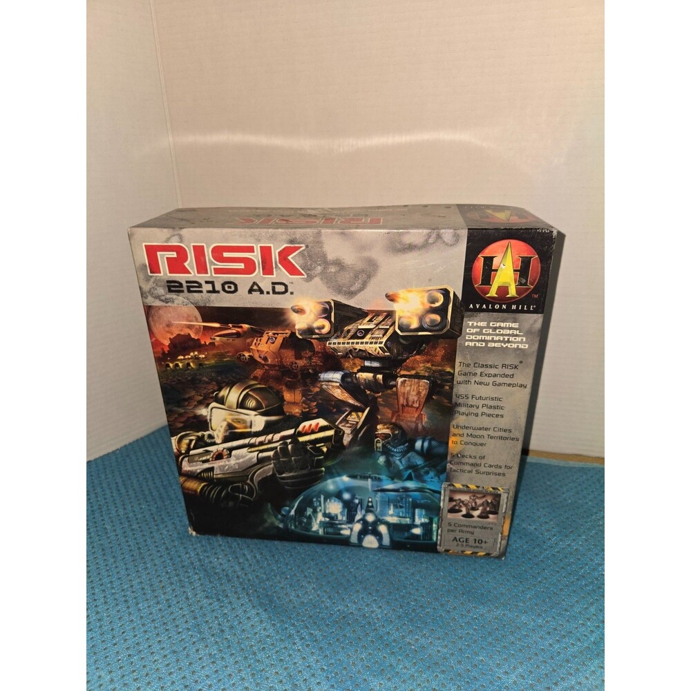 Avalon Hill Risk 2210 A.D. Board Game Futuristic Strategy Incomplete